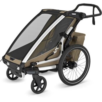 Thule Chariot Cross 2 Single Fahrradanhaenger fuer 1 Kind faded khaki .jpg