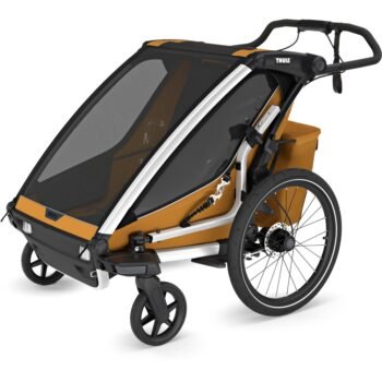 Thule Chariot Sport 2 Double Fahrradanhaenger fuer 2 Kinder natural gold.jpg