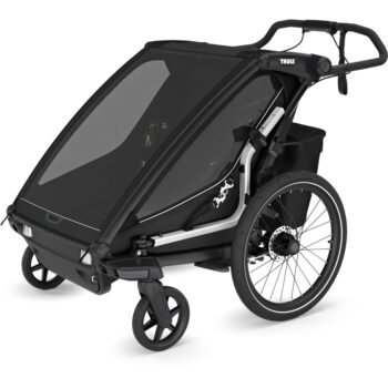 Thule Chariot Sport 2 Double Fahrradanhaenger fuer 2 Kinder schwarz .jpg