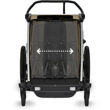 thule chariot cross 2 double bike trailer 2 kids faded khaki 10 1849546.jpg
